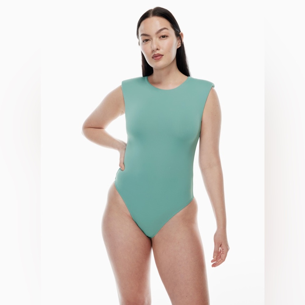 Aritzia Seafoam Sleeveless Bodysuit
